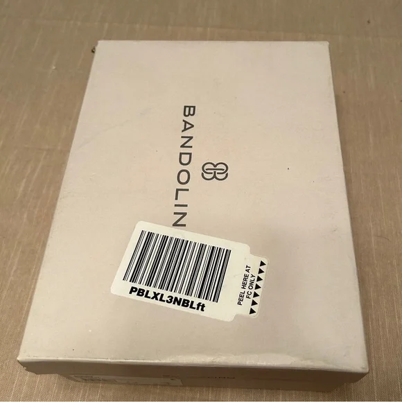 Bandolino Madia Size 5 Open-Toe Black Patent Dress Sandals, NIB - Picture 8 of 10